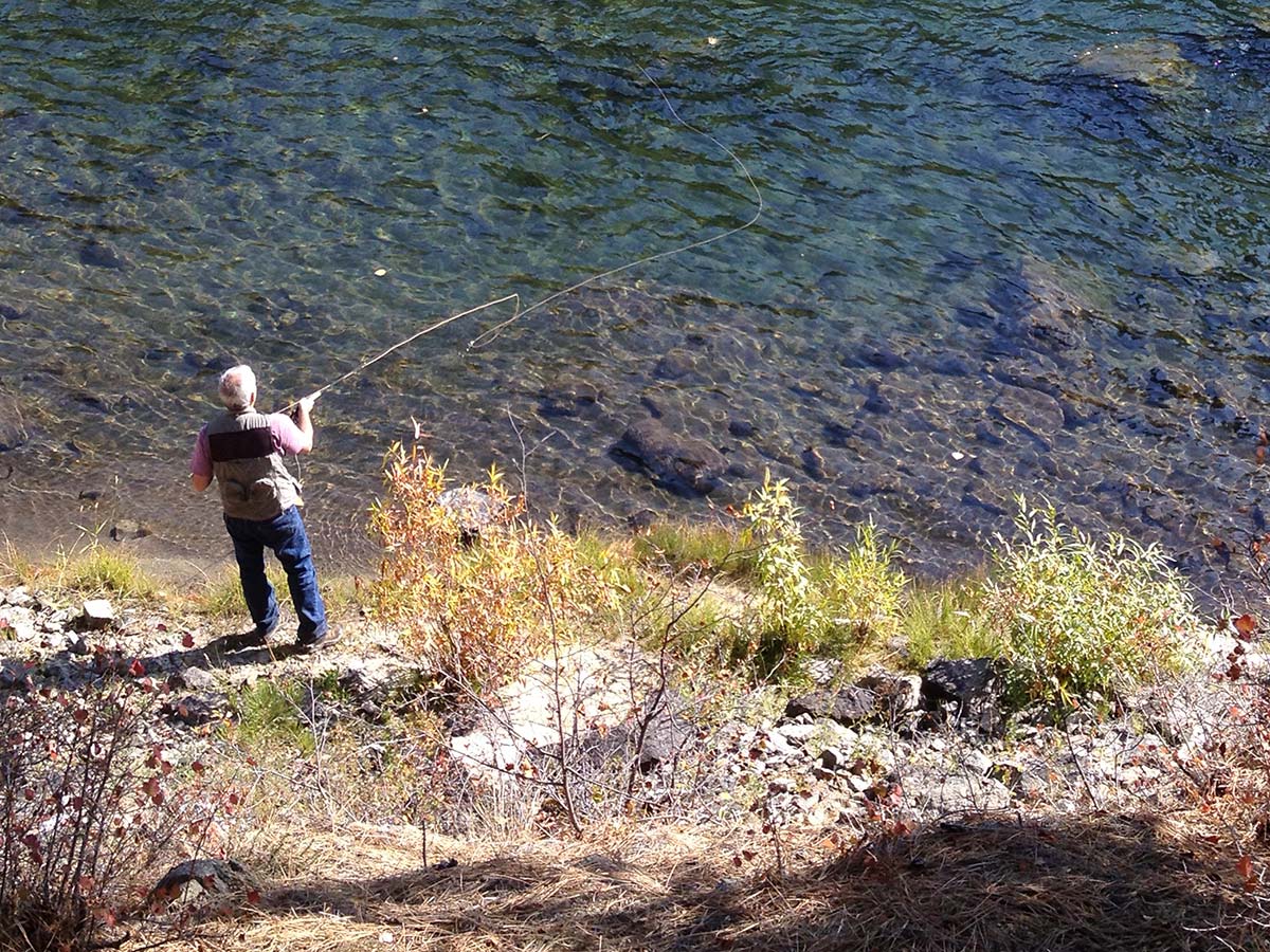 fishing at Big Creek Lodge